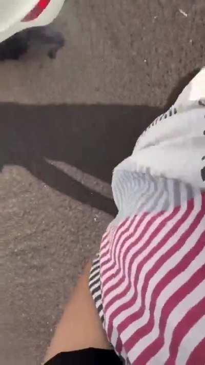 She loses car but doesn't stop filming his own embarrassment, thank you for that.