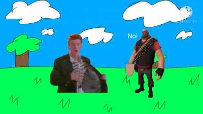 Rick Astley forces Heavy to give his choccy milk to him/Cries