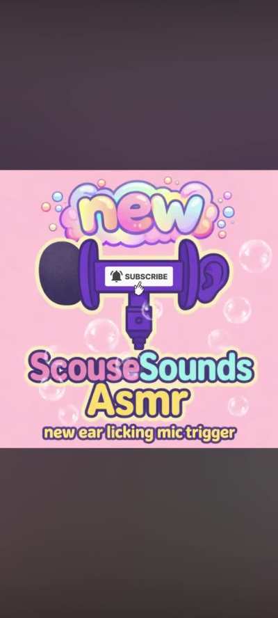 Ear licking and foam mic licking for sleep and relaxation. Full video on youtube linked below!!❤️❤️❤️❤️😜😜😜