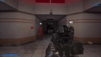 These are the apparent specially trained MTF Groups meant to recontain anomalies.. can't even kill an unarmed civillian with NO ARMOUR.