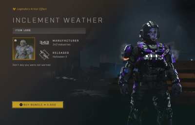 Inclimate Weather returns as the “Vault of Osiris” Super Bundle Bonus