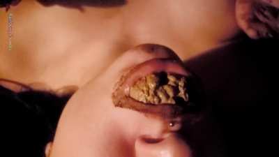 Swallowing your sweet gift to me