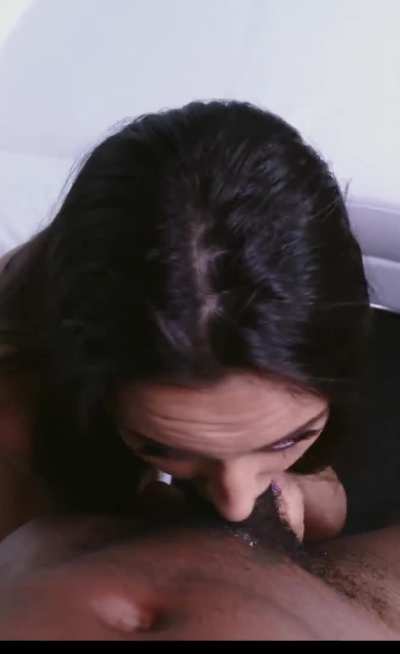 His big dick get a nice fit in her throat