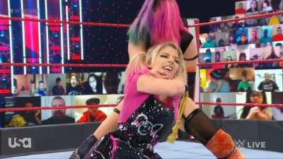 Tonight on RAW, Part 5: Alexa goes through a change in attitude & switches to her dark side.