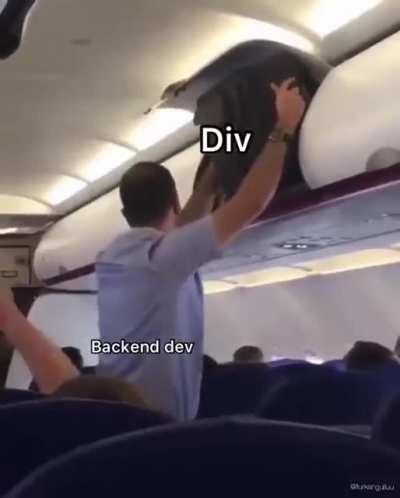 A typical backend guy