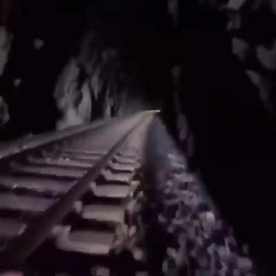 to ride a bike in a cave