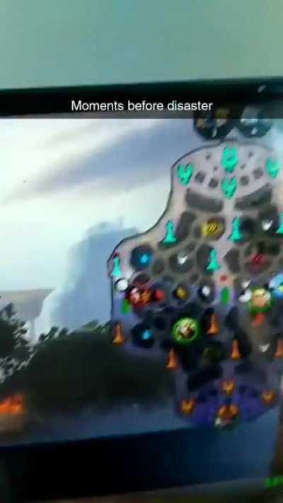 Moments before Disaster