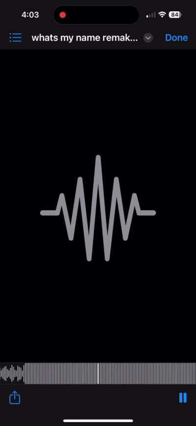 remade the instrumental to WHATS MY MF NAME