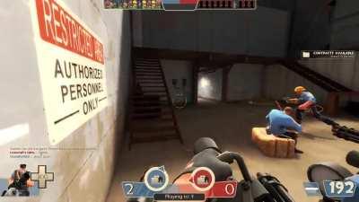 A random Heavy and I became Sentry Guns on a match of 2Fort.