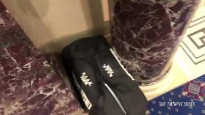 New footage of Capitol insurrection - 12 mins - rioters looking for Pelosi, entering Senate & searching desks, stealing paperwork, extended video of lesser seen incidents