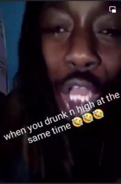 drunk and high with a gun