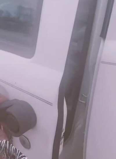 How to open a car door