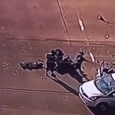 High-Speed chase gets ended by angry mom