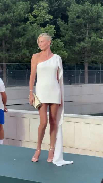 Charlize Theron at the Prelude to the 2024 Olympics