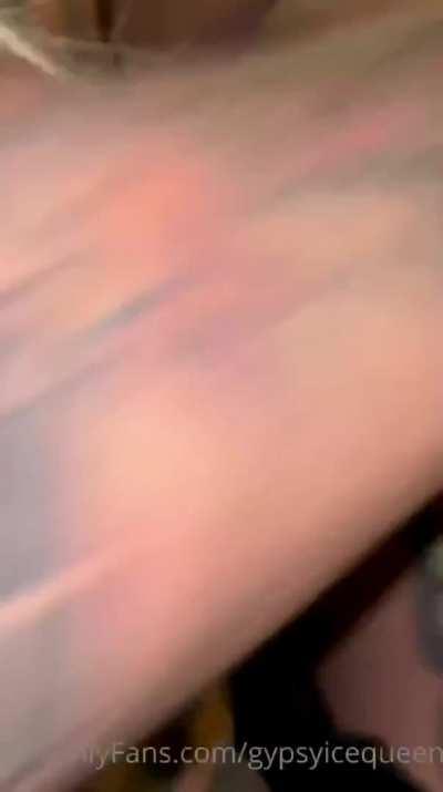 Y@z getting dicked down doggy by her friend