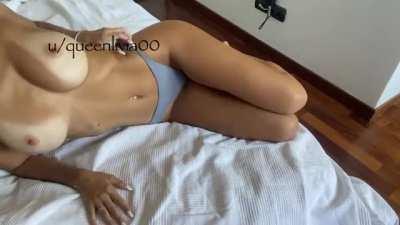 What would you do if I’d be on your bed with just panties on?