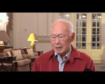 Lee Kuan Yew on Gay Rights