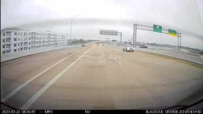 Had this happen this morning. Both front and back cam footage included