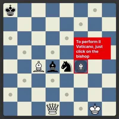 This instructional video on how to perform il vaticano was removed from r/chessbeginners >:(