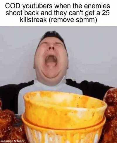 smh this game is so sweaty the enemies are supposed to stand still while i shoot at them im uninstalling