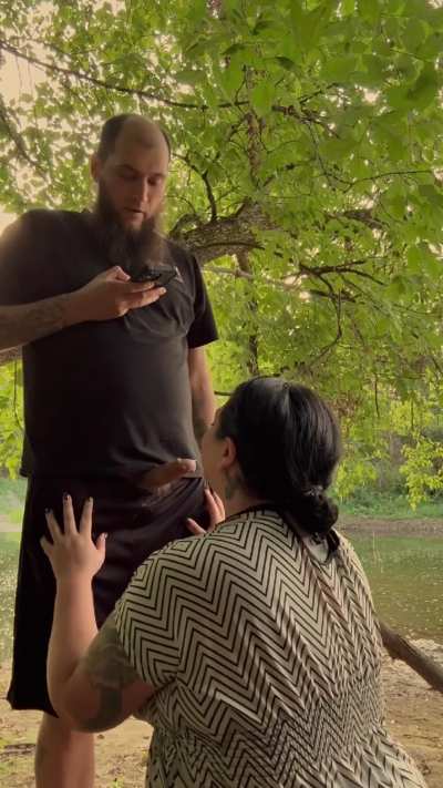 It doesn’t matter where we are when he wants it, he’s gonna get it!