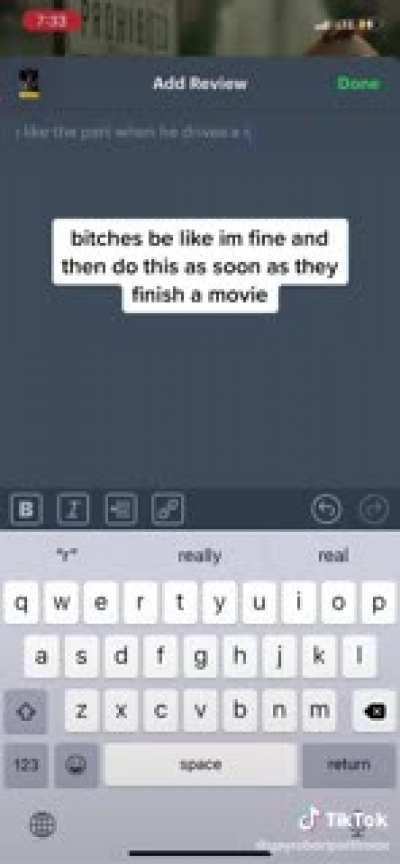 Well, definitely ain't me