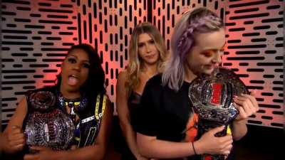 Athena & Billie have a message for Queen Aminata! (ROH - 5/23/24)