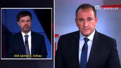 O cara meteu uma saudação nazista descarada assim mesmo?