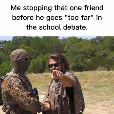 The forbidden arm stretch