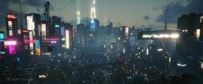 High Quality Night City view video