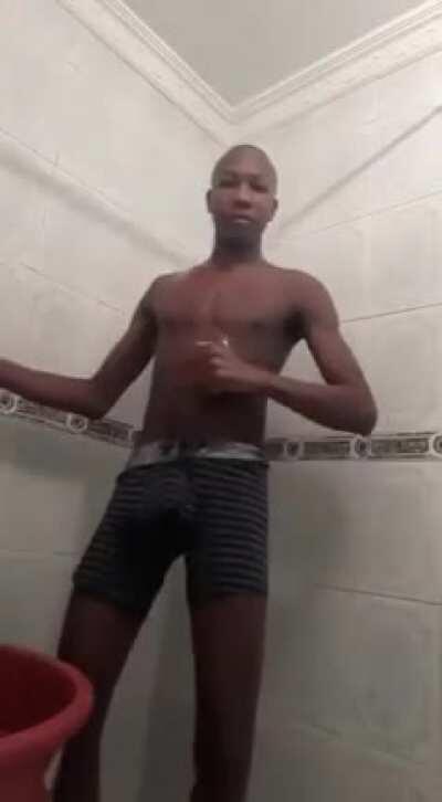 Lighting himself on fire to look cool