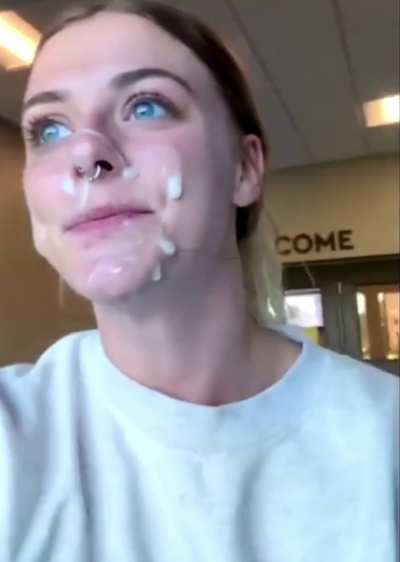 Walking around campus