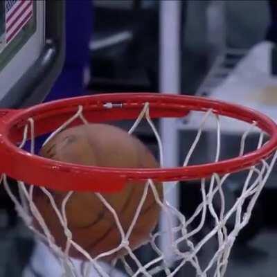 The objective of basketball is to put the ball in the basket. But if the ball refuses...