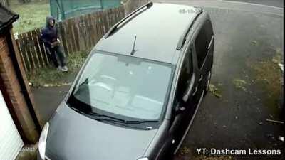 Sweet, sweet brick of justice.