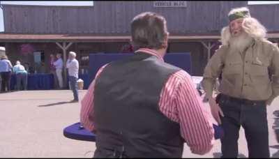 An old Vietnamese Veteran had his watch valued which is about 50 years old