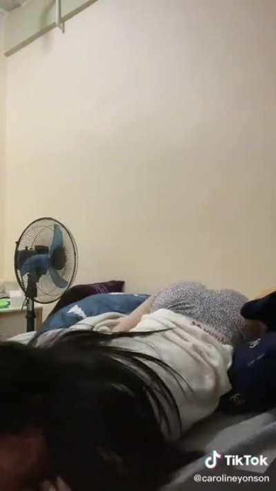 on the bed (caroline yonson)