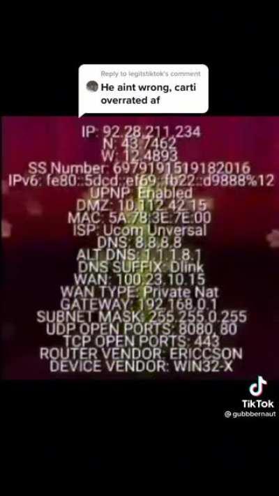 Tiktok Carti fans💀