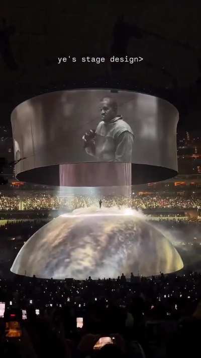 Kanye West’s stage design at his recent SoFi performance is already being hailed by many fans and critics as one of the greatest stage setups of all time.