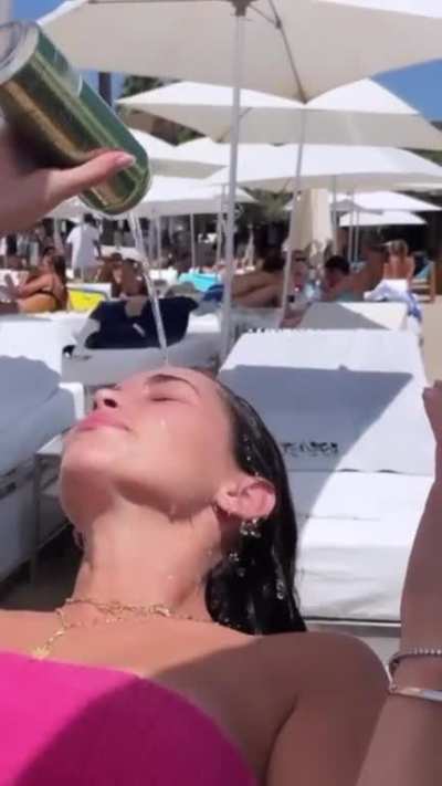 Cool off with a beer