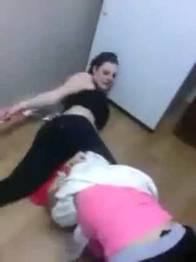 pussy grab in the litter box