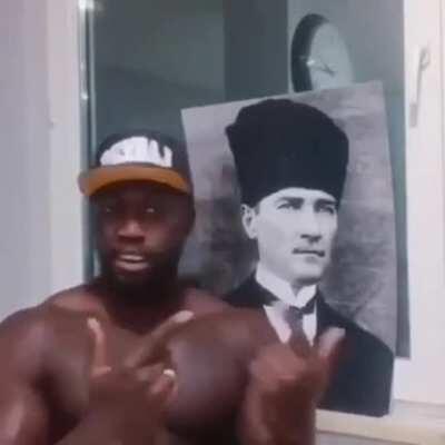 Whitest man in Turgay😎😎💪🏿