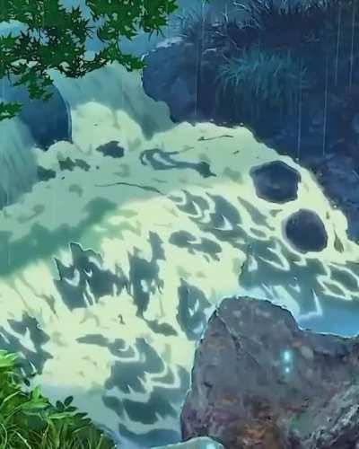 The aesthetic animation of Garden of Words is beautiful