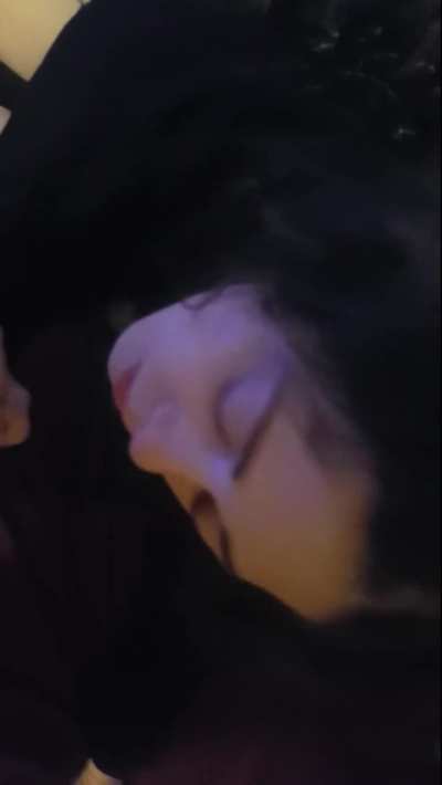 She loves sucking off her man