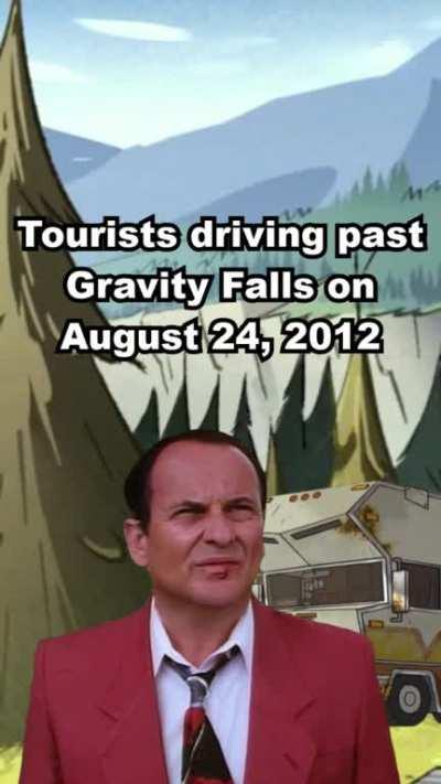 Must've been a weird sight to behold