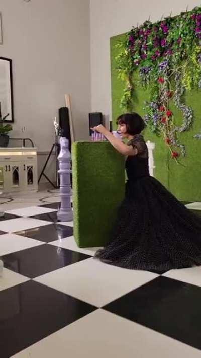 A little behind the scenes magic of Florance by Mills color in wonderland shoot