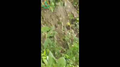 ARSA (Arakan Rohingya Salvation Army) ambush Arakan Army (non-Rohingya anti-junta group) and capture weapons in Rakhine State, Myanmar (Burma)-September 18, 2025