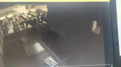 This is from a couple years back at the place I work at, it's was 3am. Any thoughts?