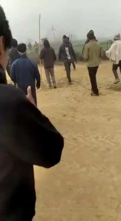 Full grown crops destroyed by angry tractor!!