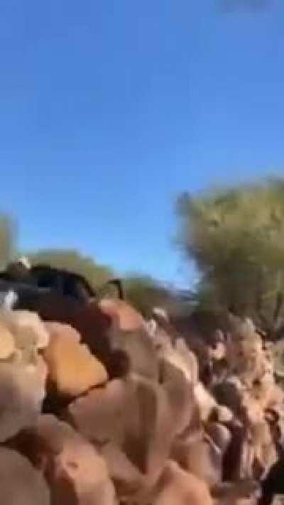 Zacatecas, hitmen record confrontation with the national guard, the exact place, date and group belonging to the hitmen is unknown