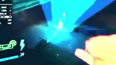 Why is the door still closed? Did an enemy clip out of the arena?